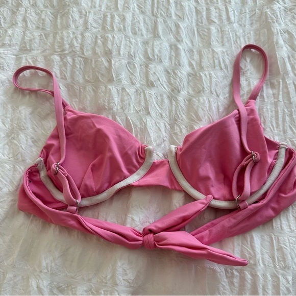 Dippin Daisys High Waist Cheeky Pink Bikini Set Top Bottom Seaport Betty Peony - Picture 5 of 11